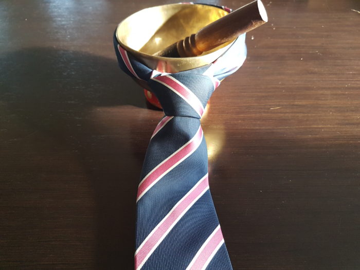 Tibetan bowl and tie